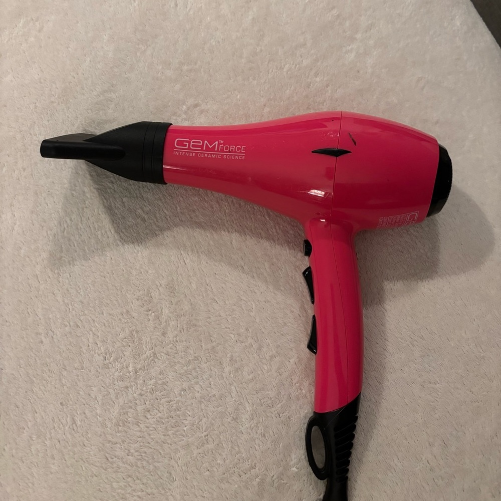 Gem Force Pink/black Hair Dryer